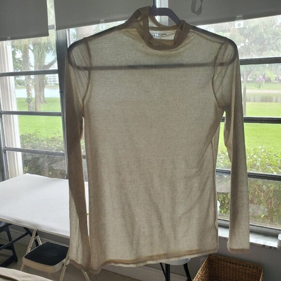 AG Adriano Goldschmied Super Soft Baselayer Lyocell Turtleneck Long sleeve Top M - Picture 7 of 16